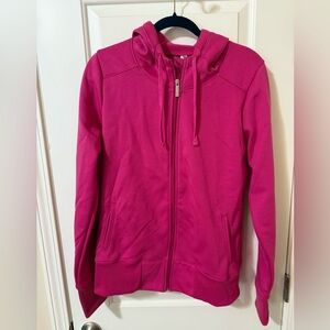 UNDER ARMOUR FITTER COLD GEAR HOT PINK HOODIE XL